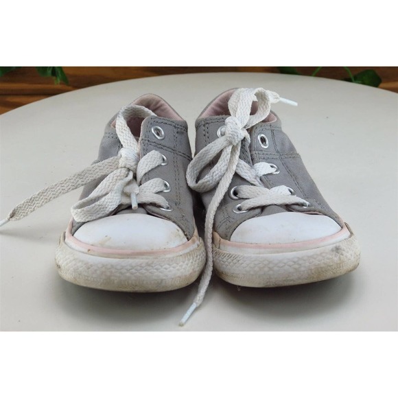 Converse All Star Toddler Boys 7 Medium Gray Low Top Fabric - Picture 2 of 6